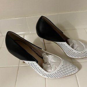 French Connection Black and white High Heel Shoe